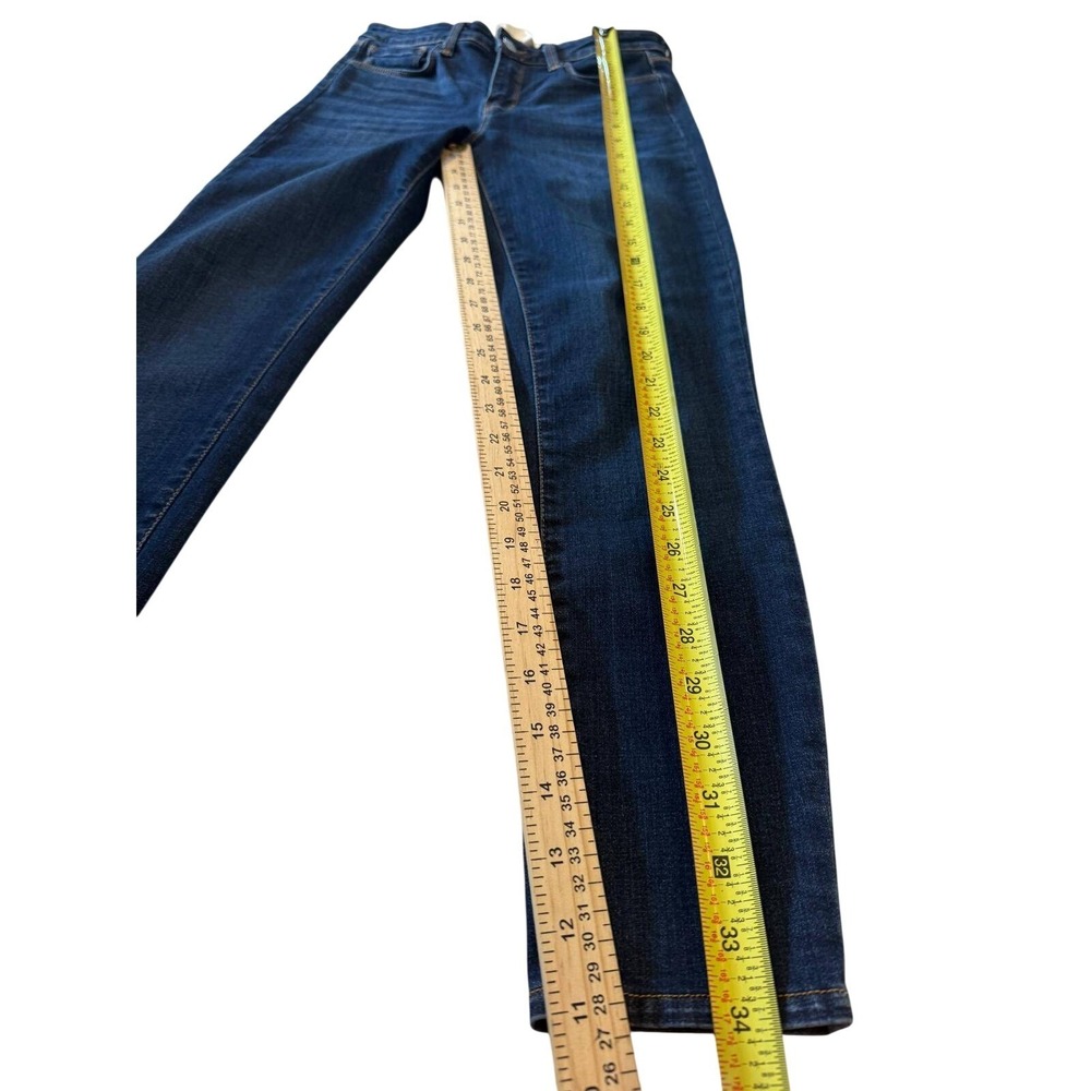 L'AGENCE Margot High Rise Skinny Jeans Size 25 Prime Blue Vintage Stretch Denim - Picture 5 of 6
